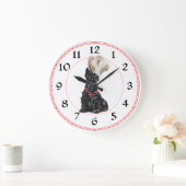 Scottish Terrier Chef Clock Grote Klok (Huis)