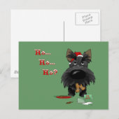 Scottish Terrier Christmas Feestdagenkaart (Voorkant / Achterkant)