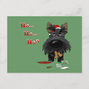 Scottish Terrier Christmas Feestdagenkaart
