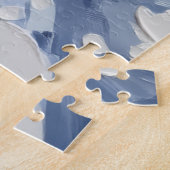 Scottish Terrier Christmas Red Truck Holiday Legpuzzel (Zijkant)