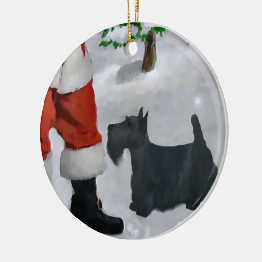 Scottish Terrier Christmas Tree Ornament (Links)