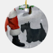 Scottish Terrier Christmas Tree Ornament (Achterkant)