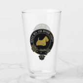 Scottish Terrier Clan Crest and Toast Glas (Achterkant)