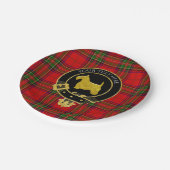 Scottish Terrier Clan Crest  Papieren Bordje (Gekanteld)