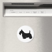 Scottish Terrier Classic Silhouette Magneet (Insitu (Vaatwasser))