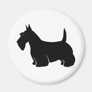 Scottish Terrier Classic Silhouette Magneet