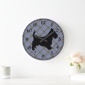 Scottish Terrier Clock Grote Klok (Huis)