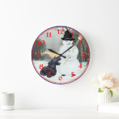Scottish Terrier Clock Grote Klok (Huis)