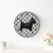 Scottish Terrier Clock Grote Klok (Huis)