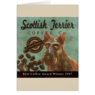 Scottish Terrier Coffee Ad,