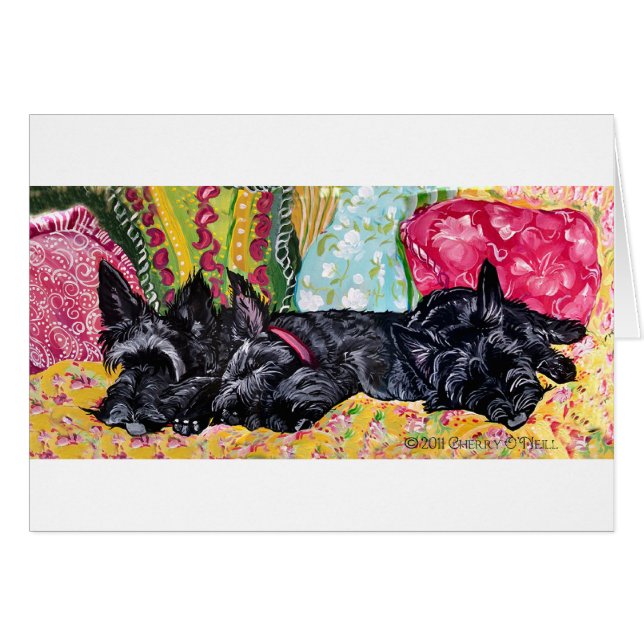Scottish Terrier Cottage (Voorkant Horizontaal)