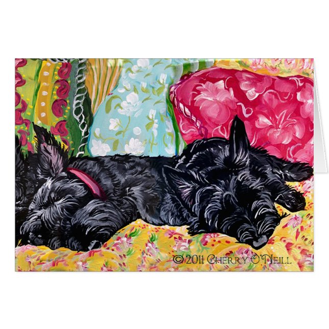 Scottish Terrier Cottage (Voorkant Horizontaal)