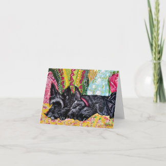 Scottish Terrier Cottage Kaart