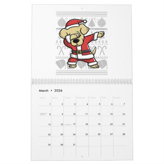 Scottish Terrier Dabbing Halloween Kalender (Mar 2026)