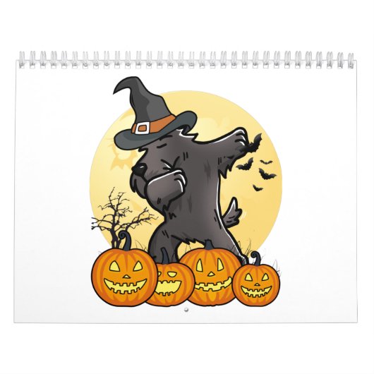 Scottish Terrier Dabbing Halloween Kalender (Hoes)