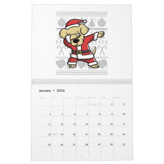 Scottish Terrier Dabbing Halloween Kalender (Jan 2026)