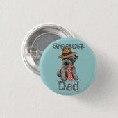 Scottish Terrier Dad Button (Voorkant /achterkant)