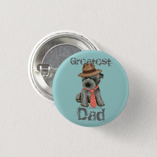Scottish Terrier Dad Button (Voorkant /achterkant)