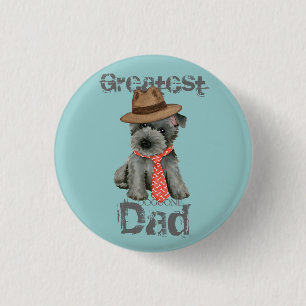 Scottish Terrier Dad Button
