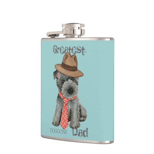 Scottish Terrier Dad Flask Heupfles (Links)