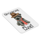 Scottish Terrier Dad Magnet Magneet (Rechterzijde)