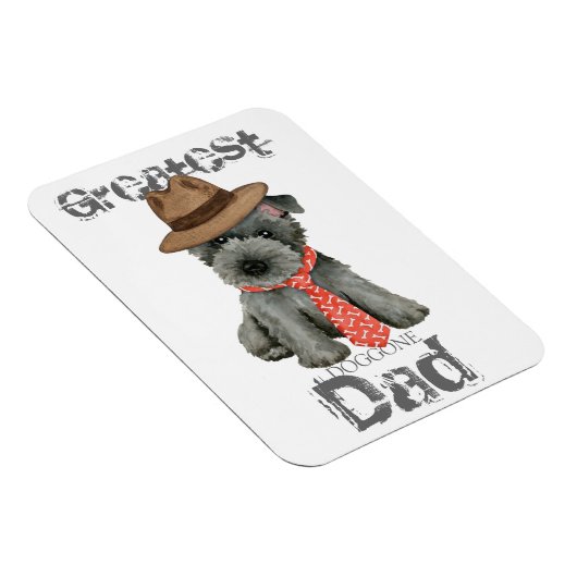 Scottish Terrier Dad Magnet Magneet (Rechterzijde)