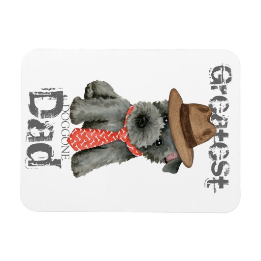 Scottish Terrier Dad Magnet Magneet (Horizontaal)