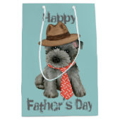 Scottish Terrier Dad Medium Gift Bag Medium Cadeauzakje (Voorkant)