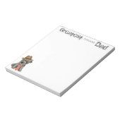 Scottish Terrier Dad Notitieblok (Linkerzijde)