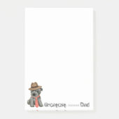Scottish Terrier Dad Post-it Notes (Voorkant)