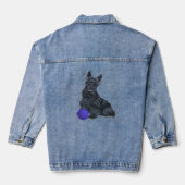Scottish Terrier Denim Jacket (Achterkant)