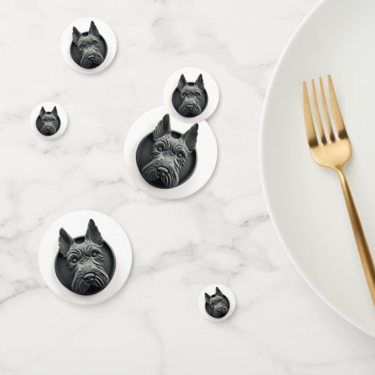 Scottish Terrier Dog 3D geïnspireerd Confetti (Groep)
