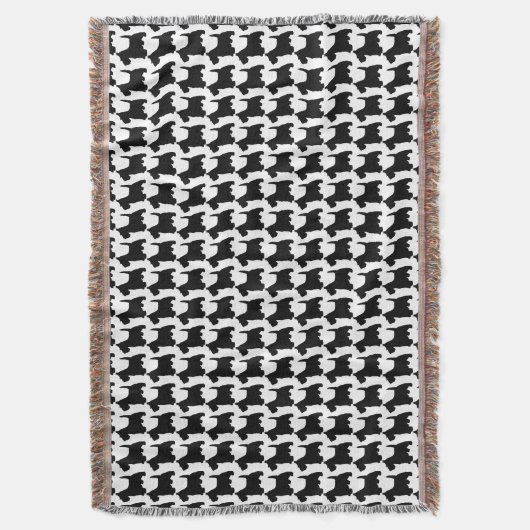 Scottish Terrier Dog Animal Pattern Deken (Voorkant Verticaal)