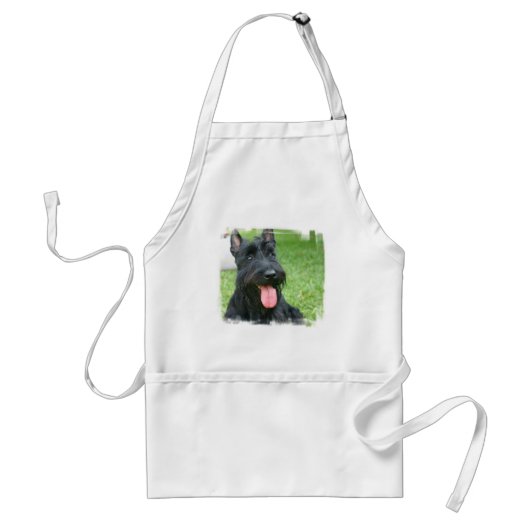 Scottish Terrier Dog Apron Standaard Schort (Voorkant)