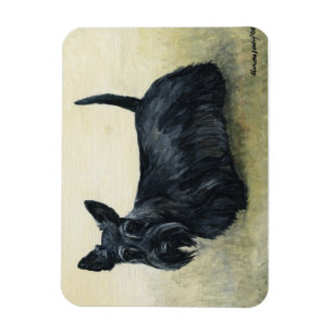 Scottish Terrier Dog Art Magnet Magneet