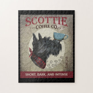 Scottish Terrier Dog Coffee Company Legpuzzel