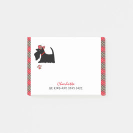 Scottish Terrier Dog Cute Personalized Post-it® Notes