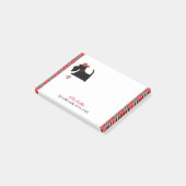 Scottish Terrier Dog Cute Personalized Post-it® Notes (Schuin)