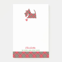 Scottish Terrier Dog Cute Personalized Post-it® Notes