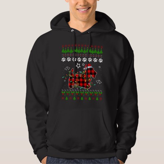 Scottish Terrier Dog Funny Xmas Ugly Sweater Chris (Voorkant)
