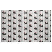 Scottish Terrier Dog Gingham Play Cute Stof (Fat Quarter)