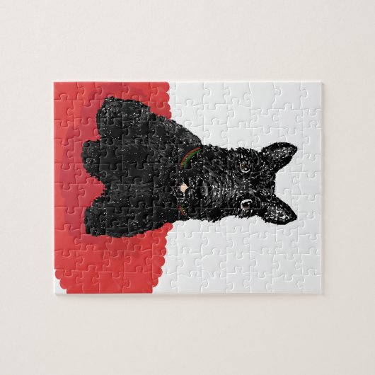 Scottish Terrier Dog Legpuzzel (Horizontaal)
