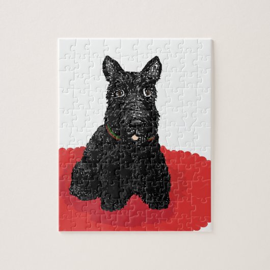 Scottish Terrier Dog Legpuzzel (Verticaal)