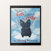Scottish Terrier Dog Memorial 2 Legpuzzel (Verticaal)