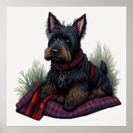 Scottish Terrier Dog Poster