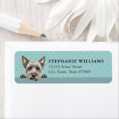 Scottish Terrier Dog Return Address Labels (Insitu)