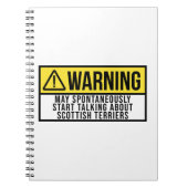 Scottish Terrier Dog - Scottish Terrier Lover Notitieboek (Voorkant)