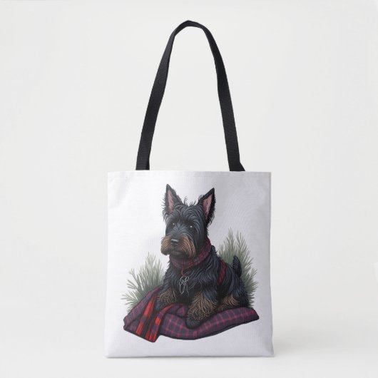 Scottish Terrier Dog Tote Bag (Voorkant)