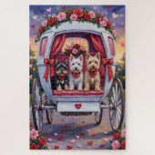 Scottish Terrier Dog Valentine's Day Legpuzzel (Verticaal)