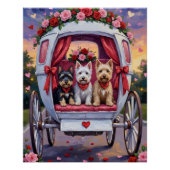 Scottish Terrier Dog Valentine's Day Perfect Poster (Voorkant)